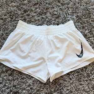 Nike Women's White Athletic Shorts